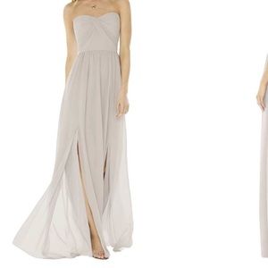 Strapless Georgette Gown